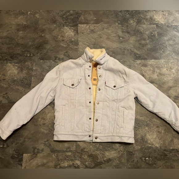 Levi's Gray Button-Up Shirt Jacket - Picture 2 of 6